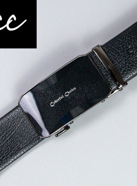 CC男士自动扣质感皮带中青年牛皮商务休闲腰带PHR231