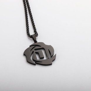 篮球明星项链 德里克·罗斯 公 牛bulls罗斯玫瑰 项链NBA嘻哈球星