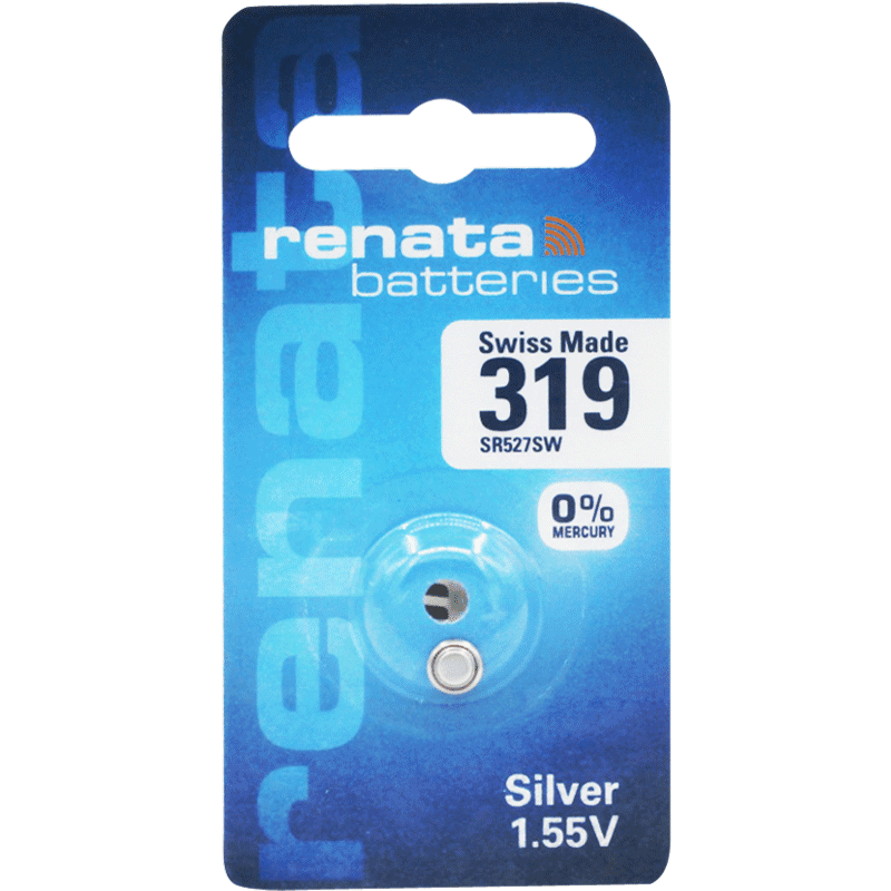 瑞士原装手表电池319瑞纳达纽扣电子SR527SW进口氧化银石英电子表电池适用于手写触控笔小号
