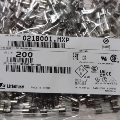 0218001.MXP1A250V玻璃保险丝