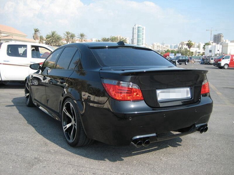 탄소 섬유 BMW 04-10 5 시리즈 E60 M5 530LI 525LI 523LI 수정된 탑 윙에 적합