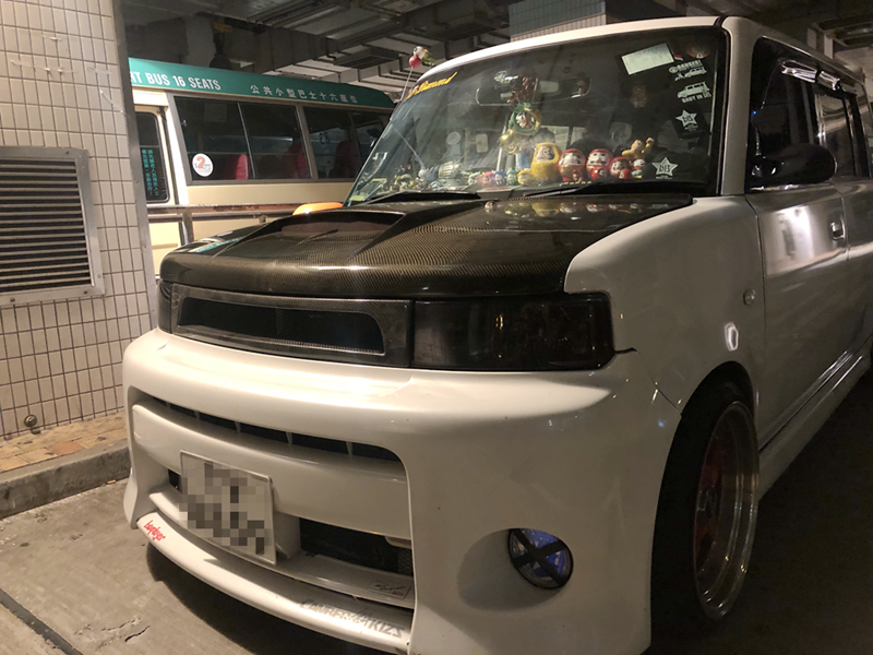 TOYOTA 탄소 섬유 SCION 2000-2005 XB BB 만리장성 쿨 베어 자동차 수정 센터 그릴에 적합