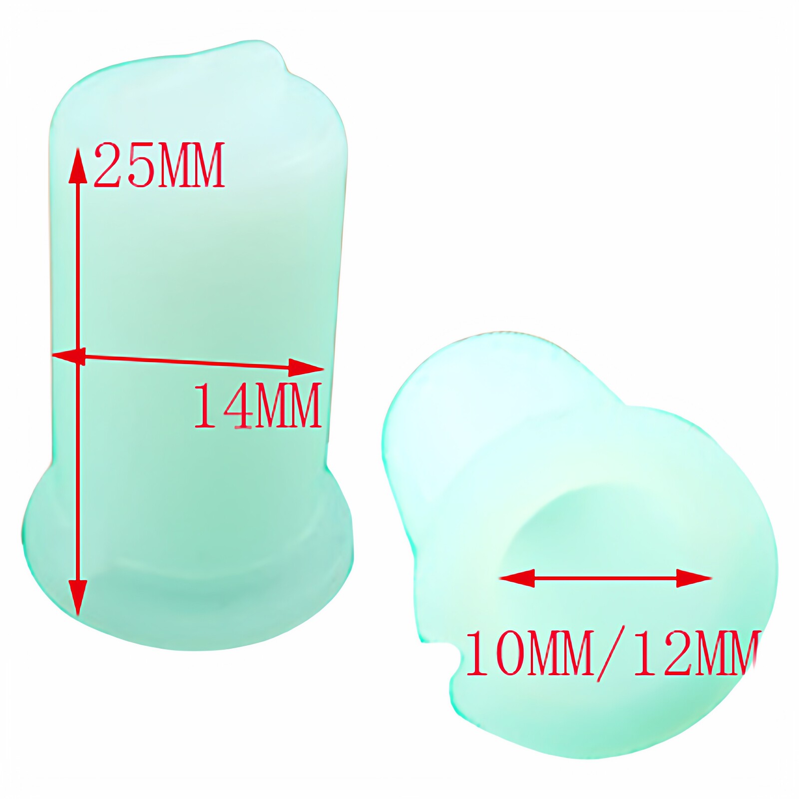 洗衣机脱水甩干电机与脱水桶联轴器轴套塑料套连轴器胶帽10/12MM