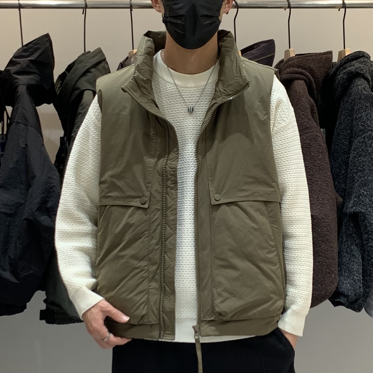 冬季韩版男士立领羽绒马甲百搭潮流日系复古工装休闲痞帅保暖背心