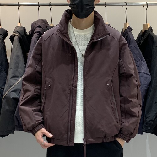 冬季韩版男士立领羽绒服百搭潮流美式工装时尚痞帅休闲保暖羽绒衣