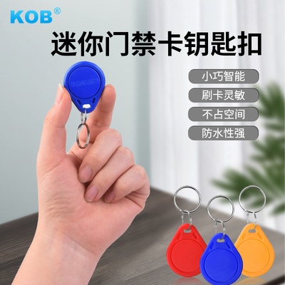 KOB门禁卡感应卡滴胶卡钥匙扣卡IDIC卡EMM1卡迷你卡UPU卡小区门卡