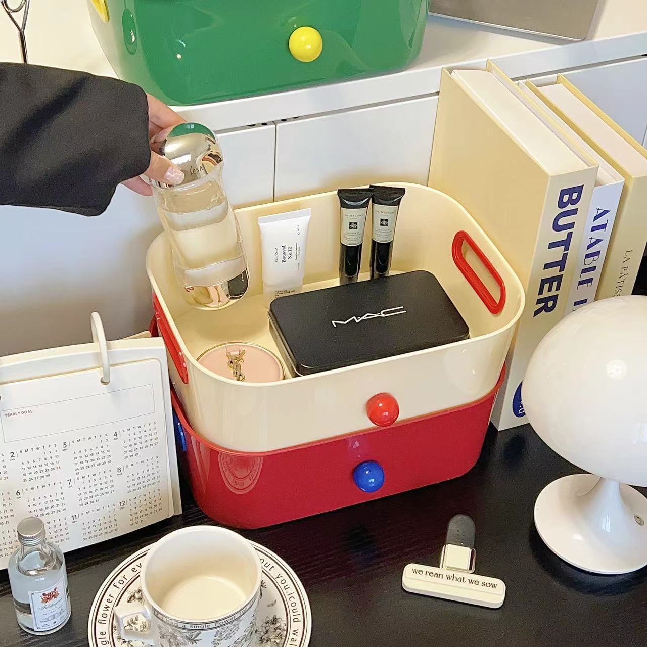 多巴胺收纳盒桌面可爱盒子零食筐