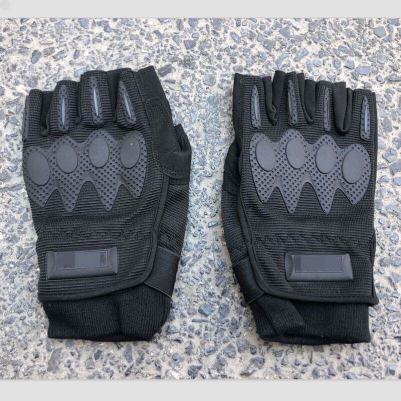 新式半指内手套黑色制式训练户外骑行攀岩防滑战术手套