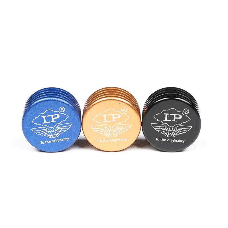 LP梦皮头台球杆桌球杆头斯诺克皮头枪头美式桌球杆黑八小头10.5mm