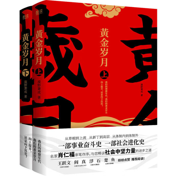 正版 黄金岁月：全二册（官场反腐小说名家肖仁福亲笔作序，与读者畅谈社会中坚力量的进步之道 ）