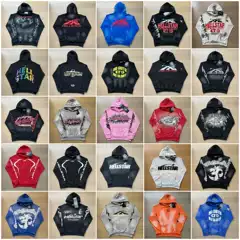 Foreign Trade Trendy Hell Star ins Same Style Retro Mud-Print Washed Vintage High Street Unisex Casual Hooded Sweatshirt