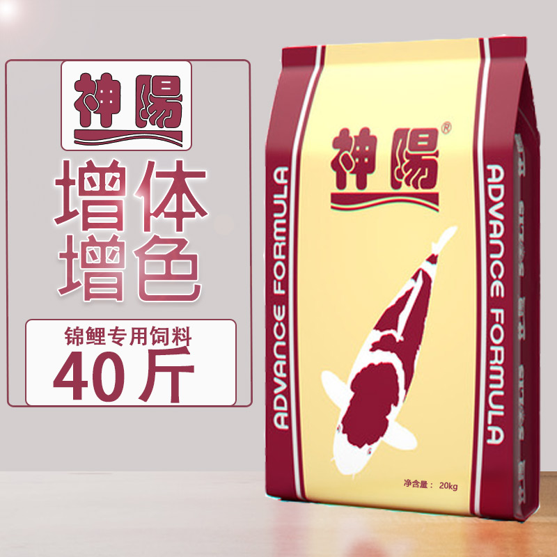 神陽錦鯉魚飼料通用型不渾水
