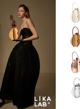 COCHAINS官方授权纽约小众设计Le vase手提包女造型感牛皮手挽包