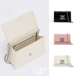 TITA MADRID西班牙小众设计品牌SPIGA系列鳄鱼纹牛皮单肩斜挎包包