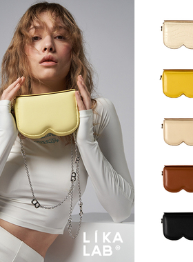 BEAU BLANK英国小众设计SERA真皮单肩包鳄鱼纹牛皮斜挎包屁股包