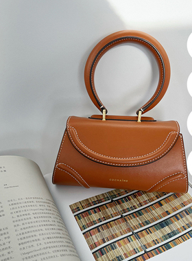 COCHAINS正品授权小众NITA牛皮手挽包可调节斜跨手提包设计师品牌