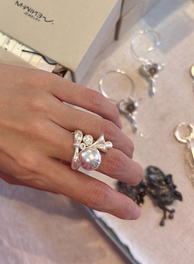 M-WINE果子/瓶器戒指简约纯银