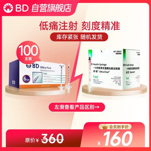 BD舒锐一次性无菌胰岛素注射器