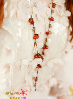 小辣椒毛衣链套装手链耳环