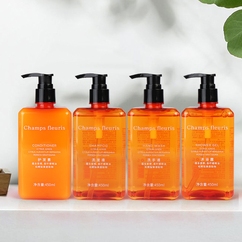 桔子酒店champs fleuris香凡罗蒂精油洗发水沐浴露护发素洗手液