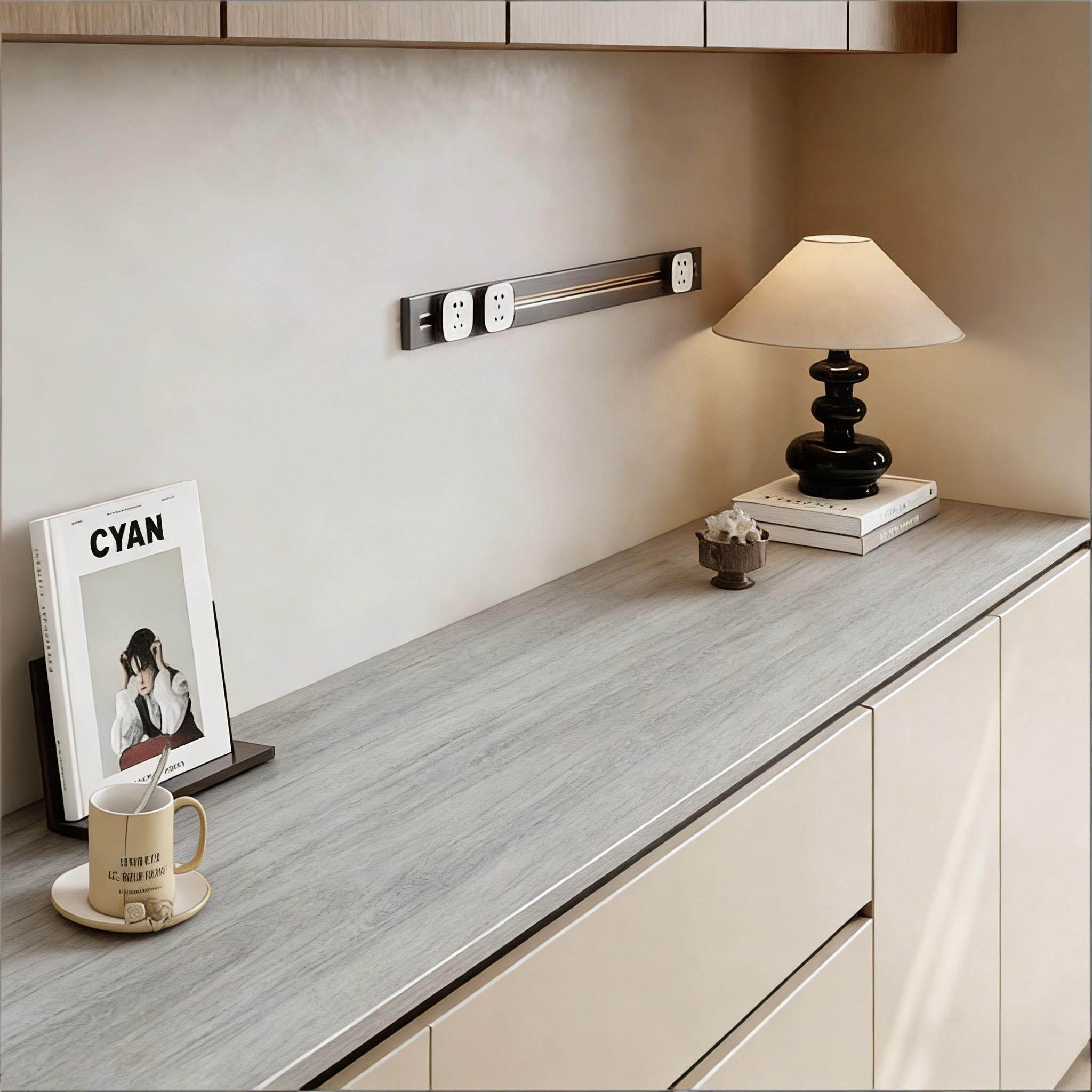 新款仿木纹餐边柜桌垫防水防油免洗玄关电视柜台面保护垫茶几桌布,家居饰品,家具贴,淘宝优惠券,粉丝福利购,淘宝优惠卷