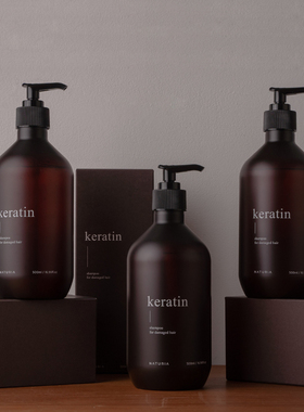 韩国本土院线专业洗发水现货Keratin纤维角蛋白修复顺滑改善毛躁