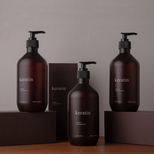 韩国本土院线专业洗发水现货Keratin纤维角蛋白修复顺滑改善毛躁