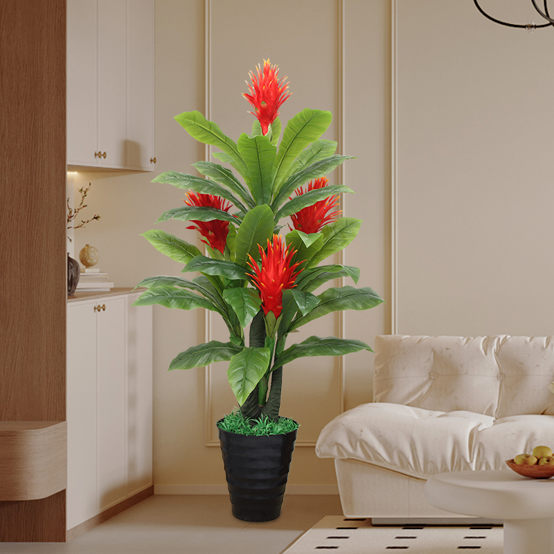仿真植物假花室内百合花鸿运当头