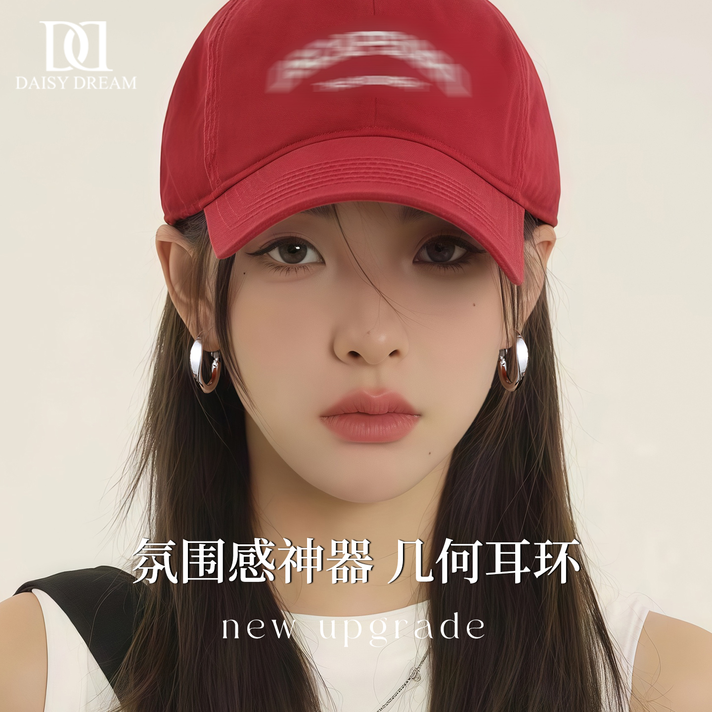 999纯银针银色素圈耳环高级圈圈