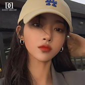 高级感素圈耳环女小众气质圆圈耳钉2026新款 耳圈925银针耳饰 爆款