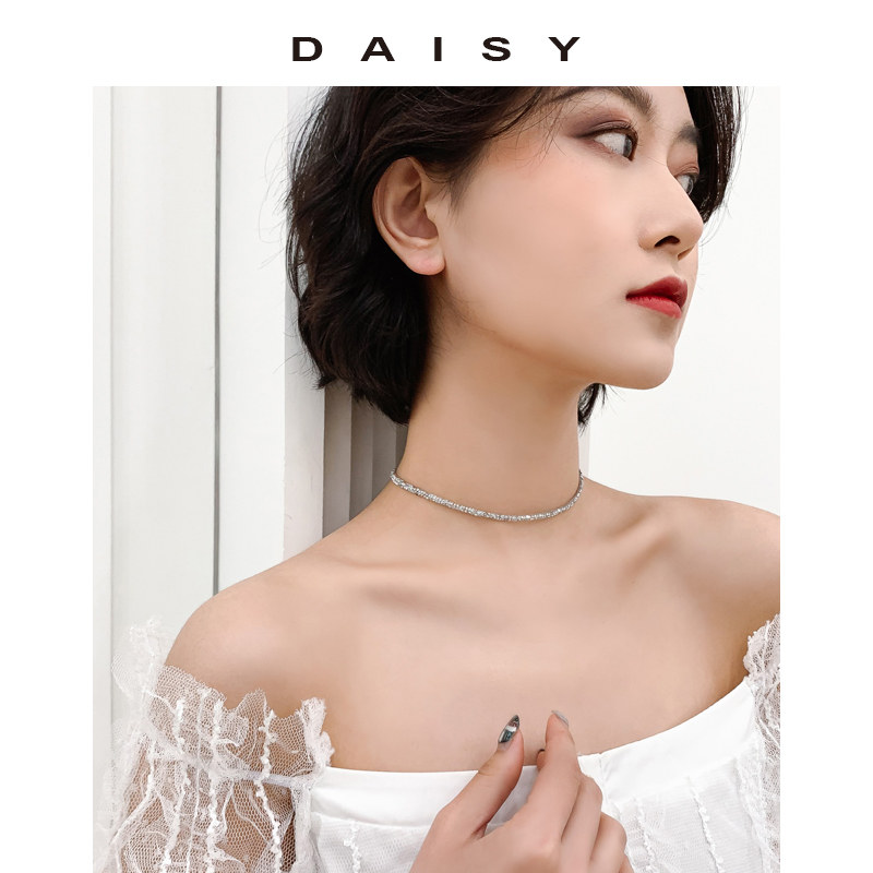 日韩国项圈女颈带choker闪锁骨链短款黑色颈链网红项链脖子配饰品|ruв категории Украшения,ювелирные изделия, ожерелье - от Buy2taobao.com для оказания профессиональной услуги покупки агента Taobao