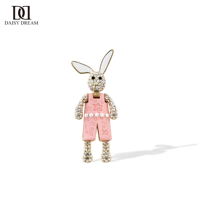 Xiaozhan Bunny Brooch Japan and South Korea Refinement Accessories Sternum lovely student Versatile clothes Jewelry Pin bucklein the Accessories/Fashion Jewelry, Brooch  category - from Buy2taobao.com to provide professional Taobao agent buy service