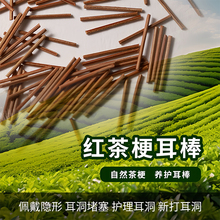 茶叶梗养耳棒套装耳钉女养耳洞耳环红茶防堵耳针耳棒学生隐形耳饰