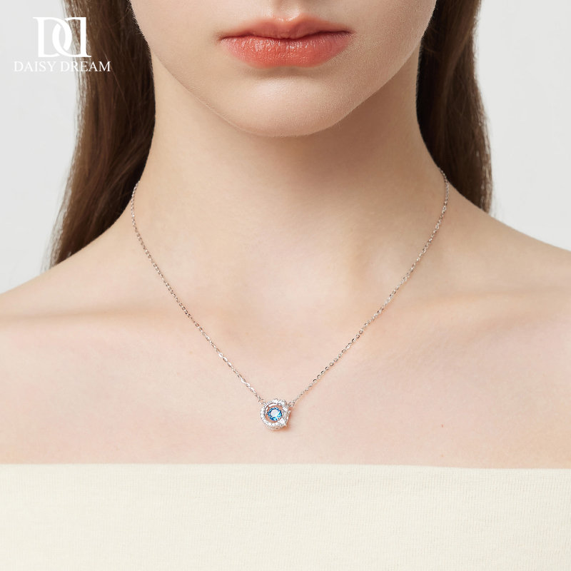 999纯银跳动的心项链女2025新款