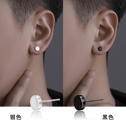 999纯银针几何耳钉简约ins风百搭