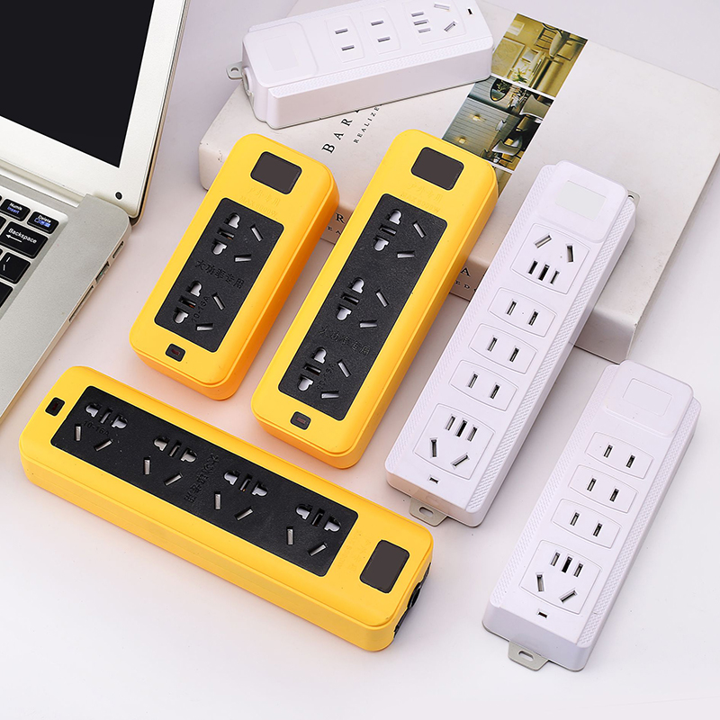 纯铜大功率6000W插座面板无线接线板不带线插排10-16A空调插线板