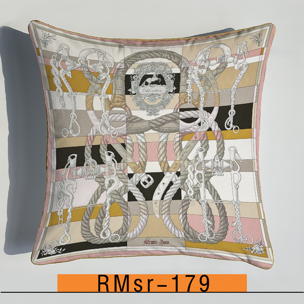 轻奢华抱枕套欧式双面印花靠垫丝绒酒店样板房沙发靠枕含枕芯包邮