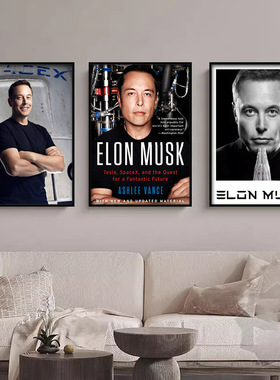 ElonMusk埃隆马斯克挂画