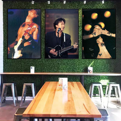 beyond乐队黄家驹酒吧装饰画