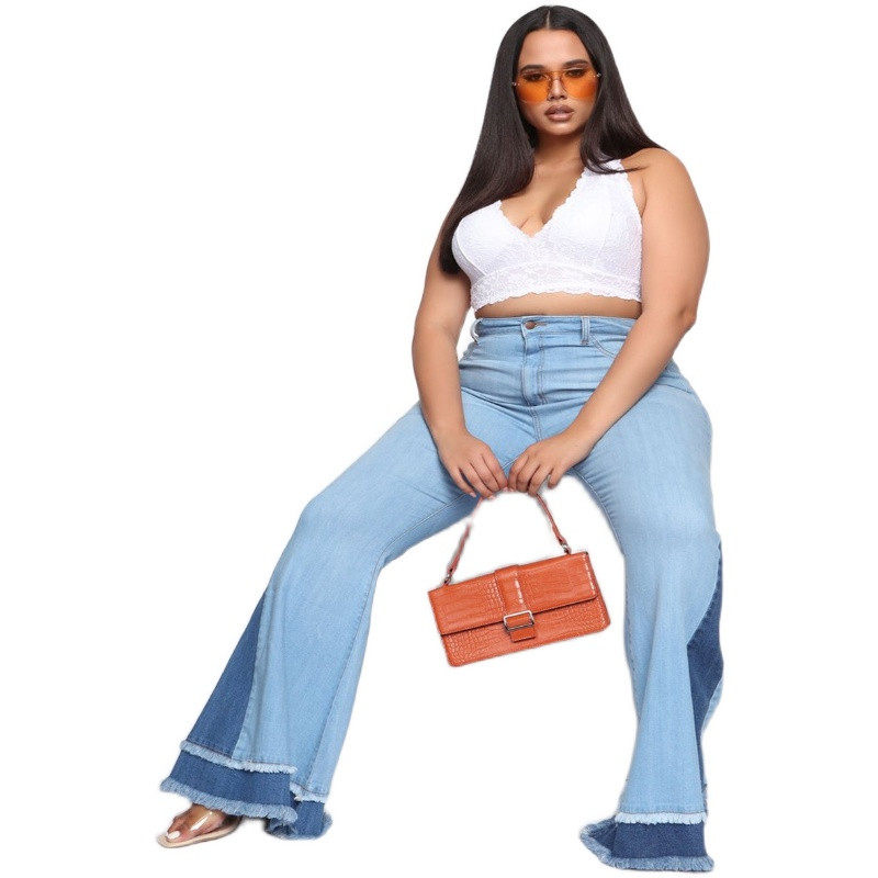 plus size women jeans 2020autumn casual big ladies pants 5XL