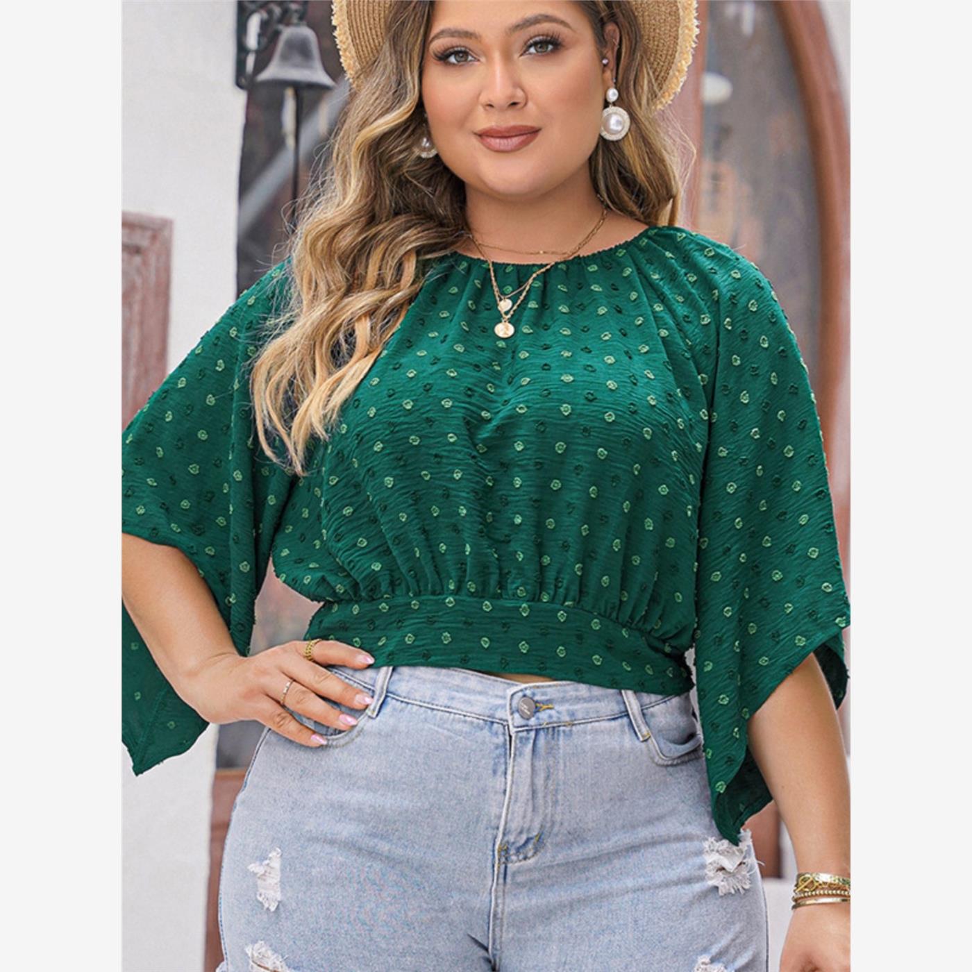 XL-4XL women blouse summer ladies tops纯色自系带宽松束腰衬衫