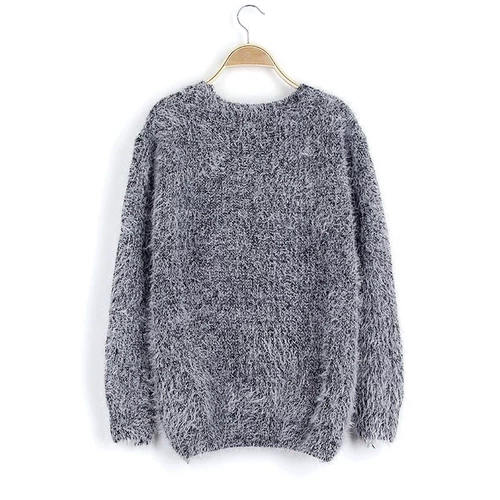 Зимнее платье свитера Winter Turtlenck Mohair Swaters