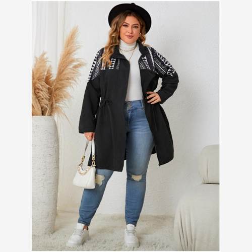 XL-4XL women coat plus size ladies clothes宽松显瘦加大女外套