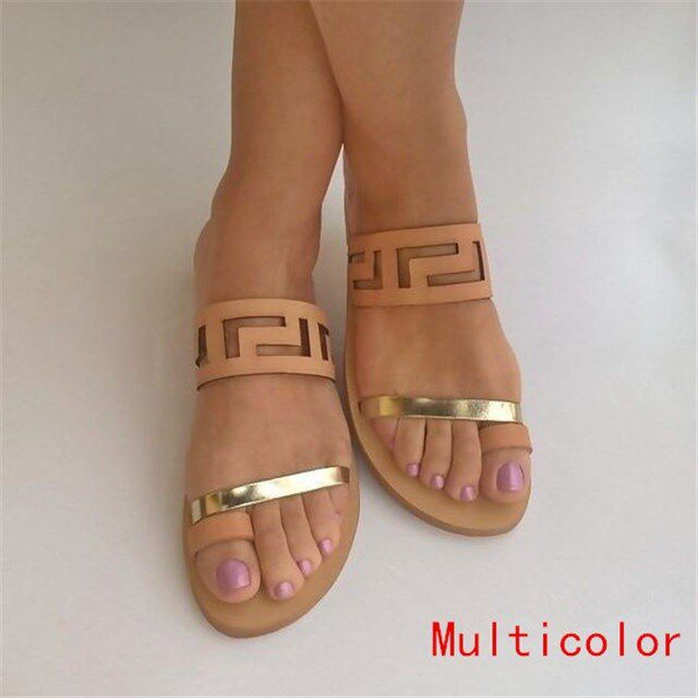 ins超火2020夏季夹脚沙滩女凉鞋sandals women сандалии