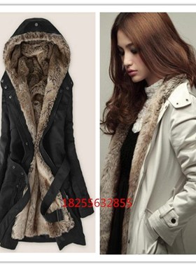 2017 For Women Long Jacket Coat girl Cotton-padded clothes女