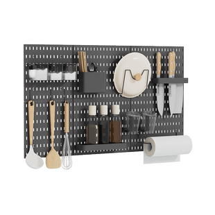 纳谷厨房洞洞板置物架收纳架浴室壁挂分类免打孔多功能洞洞板配件