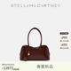 新款 McCartney2026夏季 Stella 红木棕双提手漆皮肩背包 Ryder