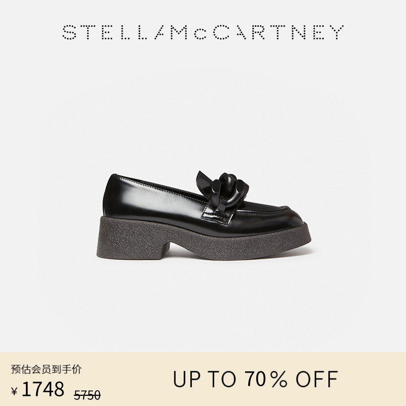 StellaMcCartney漆面厚底乐福鞋
