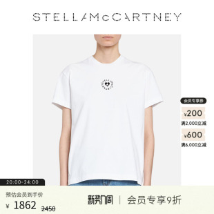 Stella 星星点缀环形徽标女士T恤 McCartney春季