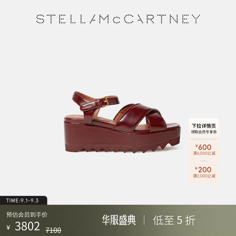 StellaMcCartney交叉凉鞋图片